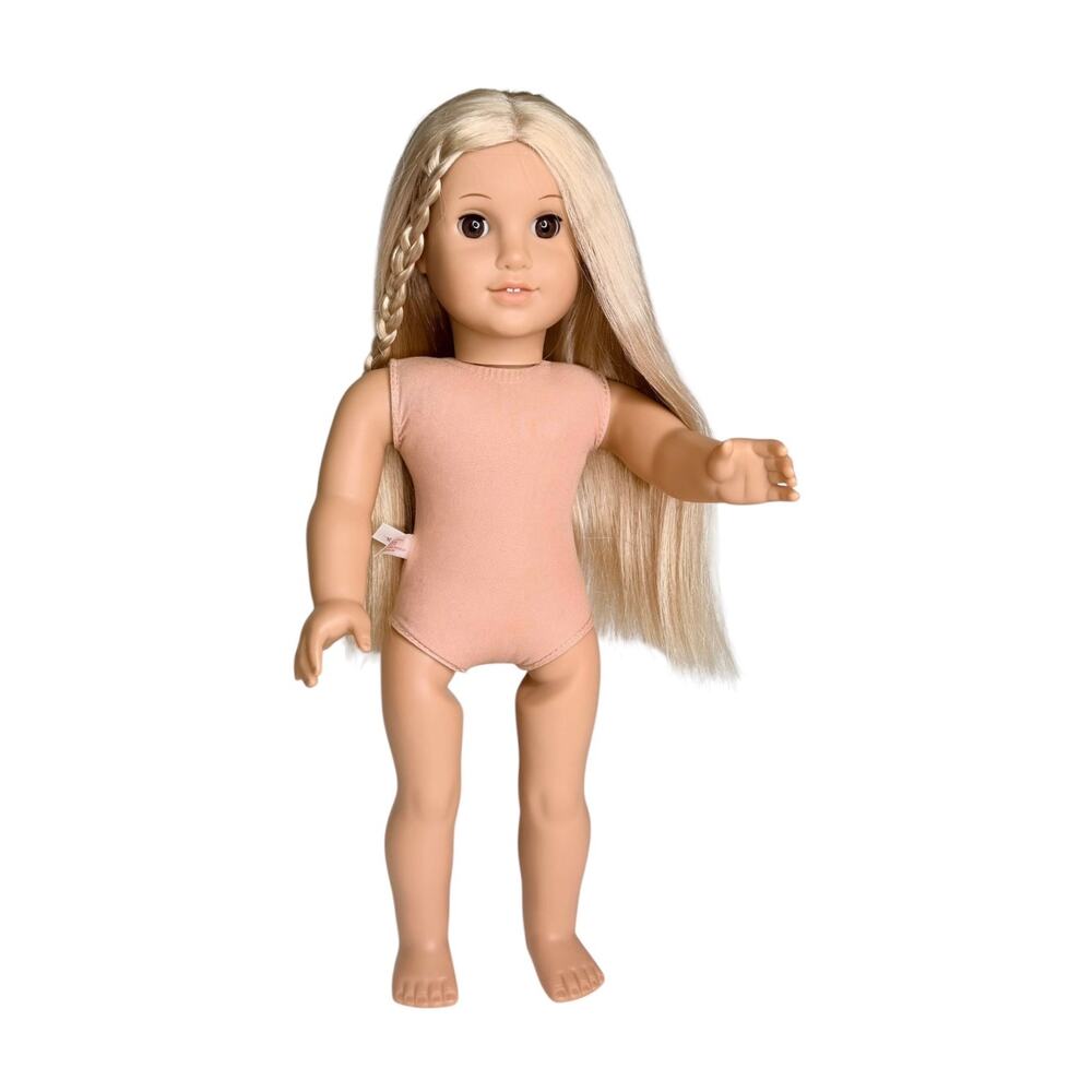 American Girl Doll Julie Pleasant Company Original 18" Nude Blonde Brown Eyes